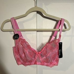 FELINA NWT Pink Lace Bra - Size 34DDD